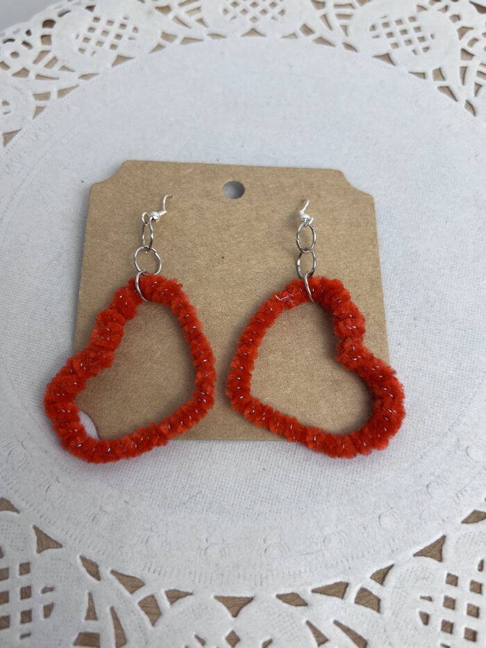 Boucles d'oreilles heart Soft, Coeur doux 3 couleurs – Image 5