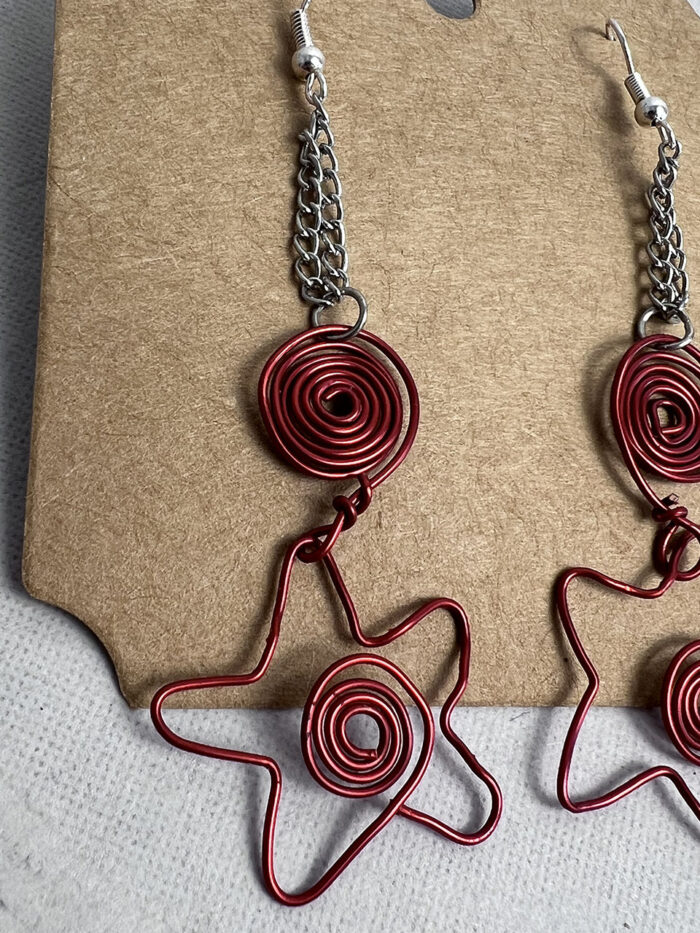 Boucles d'oreilles - Twisted Stars – Image 2