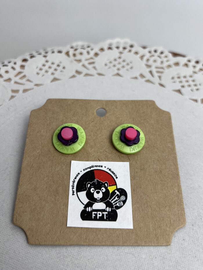 Little Flowers, Petite fleur, Mauve, limette – Image 2
