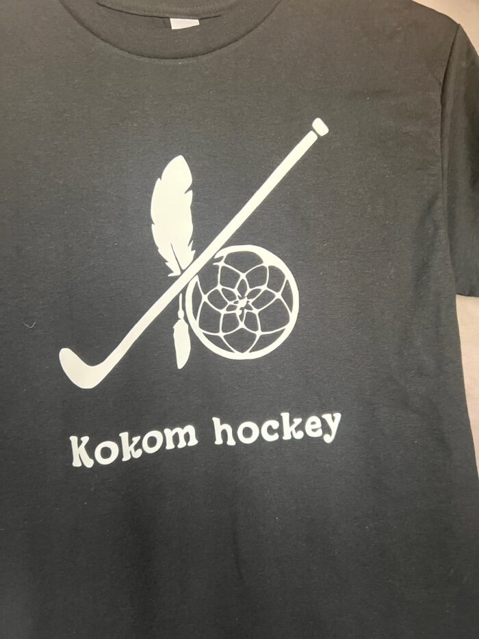 Tshirt, Hockey, noir, Kokom Hockey – Image 2