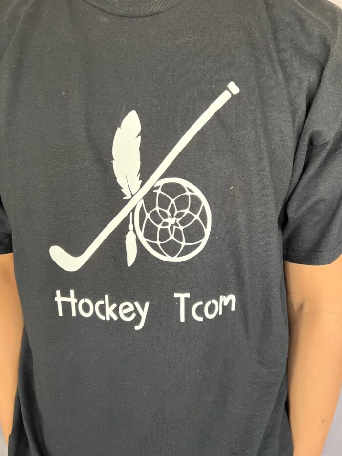 Tshirt, noir, Tcom Hockey – Image 2